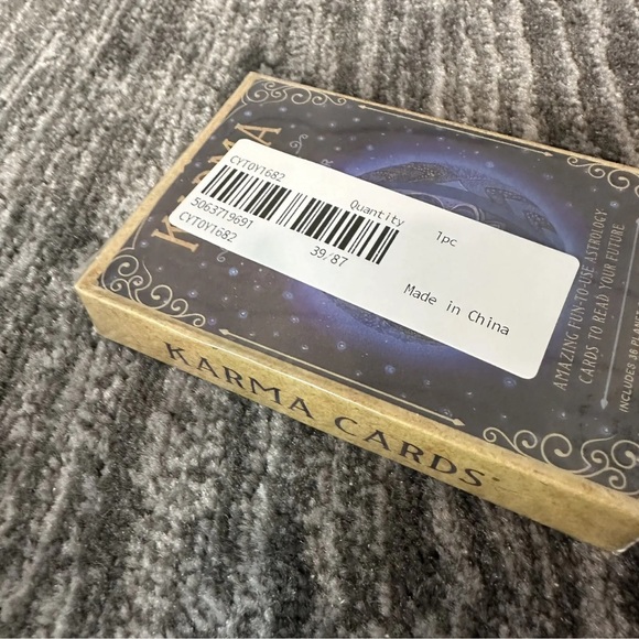 Karma Cards Oracle Tarot Card Deck Set Fortune Fun Beginners Game Party Gift New - Picture 3 of 11
